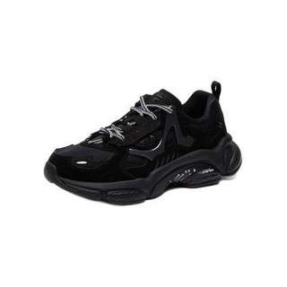 FILA 斐乐 Fusion Rjv 女子休闲运动鞋 T52W111107A-BK 黑色 37.5