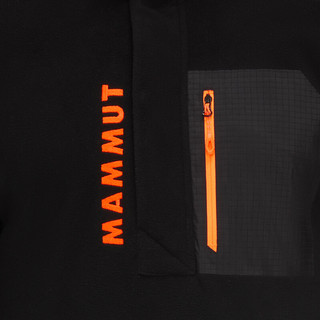 MAMMUT 猛犸象 Archive ML Half Zip Jacket Men 男子抓绒衣 1014-03400 黑色 S