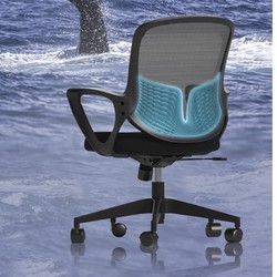 YANXUAN 网易严选 4002491 小白鲸 现代简约电脑椅 黑框黑布