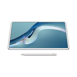 HUAWEI 华为 MatePad Pro 12.6 鸿蒙HarmonyOS麒麟9000E OLED全面屏平板电脑8+256GB WIFI冰霜银 手写笔套装