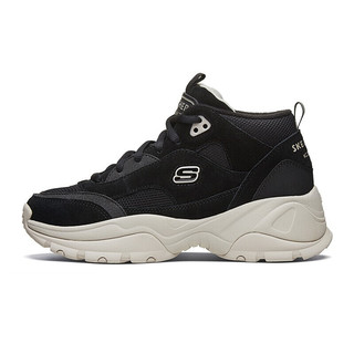 SKECHERS 斯凯奇 D'LITES系列 Kozmiks 女子休闲运动鞋 88888380/BKNT 黑色/自然色 36