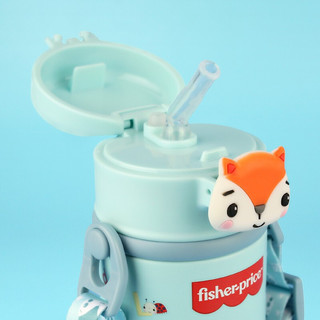 Fisher-Price 费雪 8647 儿童吸管保温杯 380ml 蓝色