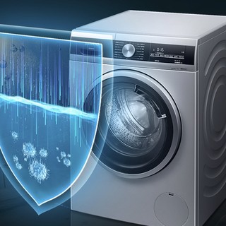 SIEMENS 西门子 速净系列 WG52A1U80W 滚筒洗衣机 10kg 银色