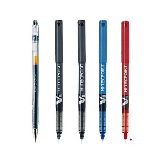 PILOT 百乐 BX-V5 拔帽中性笔 混色 0.5mm 2黑1蓝1红+G1 拔帽中性笔 黑色 单支装