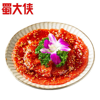 蜀大侠 麻辣牛肉片150g火锅食材冷冻生鲜料理串串香冒菜配菜