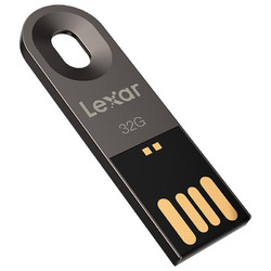 Lexar 雷克沙 32GB USB2.0 防水U盘 M25 枪色