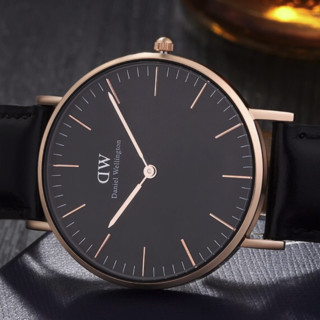 Daniel Wellington 丹尼尔惠灵顿 Classic系列 40毫米石英腕表 DW00100127