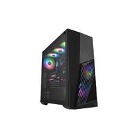 IPASON 攀升 剑客 R5 5000系列 游戏台式机 黑色（锐龙R5-5600、RTX 3060 12G、16GB、500GB SSD、风冷）