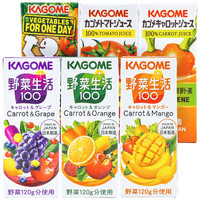 KAGOME 可果美 胡萝卜汁 200ml*12盒