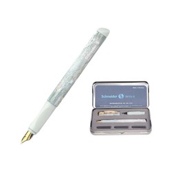 Schneider 施耐德 钢笔+走珠笔双笔头礼盒套装 云石系列 艾叶绿 0.5mm 礼盒装