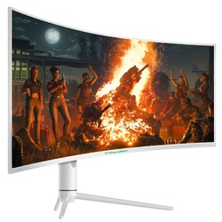 TITAN ARMY 泰坦军团 34英寸带鱼屏 HDR1000 1ms电脑显示器144Hz 1000R WQHD Type-C 65W旋转升降21:9准4K电竞曲面屏A34QG