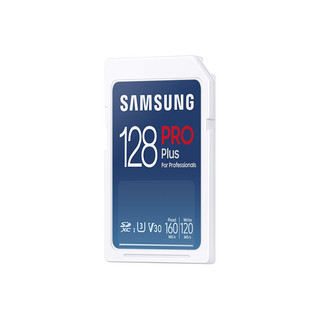 SAMSUNG 三星 Pro Plus MB-SD128K/CN SD存储卡 128GB（UHS-I、V30、U3）