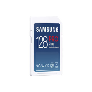 SAMSUNG 三星 Pro Plus MB-SD128K/CN SD存储卡 128GB（UHS-I、V30、U3）