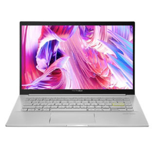 ASUS 华硕 VivoBook14 X 锐龙版 R7 5000系列 14英寸 轻薄本 冰川银(锐龙R7-5700U、核芯显卡、16GB、512GB SSD+512GB SSD、1080P、IPS、60Hz）