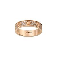 Cartier 卡地亚 love系列 B4085800 中性百搭18K玫瑰金钻石戒指