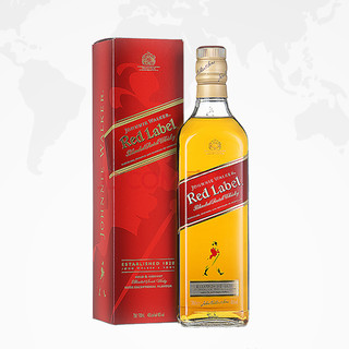 JOHNNIE WALKER 尊尼获加 红牌 调和 苏格兰威士忌 40%vol 1L*2瓶 礼盒装