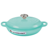 LE CREUSET 酷彩 汤锅(30cm、铸铁、青羽色)