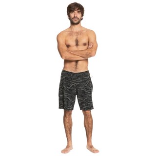 Quiksilver Waterman海上勇者系列 PADDLER PRINT BOARDSHORT 19 男子冲浪短裤 TW_EQMBS03087-KRP6 灰色