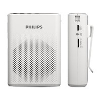 PHILIPS 飞利浦 SBM200 扩音器 白色+有线麦+有线领夹麦+充电器+腰带