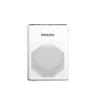 PHILIPS 飞利浦 SBM200 扩音器 白色+有线麦+有线领夹麦+充电器+腰带