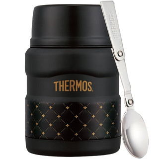 THERMOS 膳魔师 SK-3000-DBK 焖烧杯 470ml 麦格黑