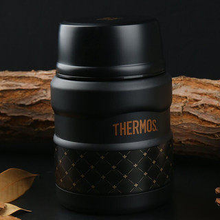 THERMOS 膳魔师 SK-3000-DBK 焖烧杯 470ml 麦格黑