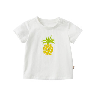 DAVE&BELLA 戴维贝拉 DBZ17818 儿童短袖T恤 菠萝印花 73cm