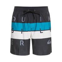 Quiksilver WORD BLOCK VOLLEY 17 男子冲浪短裤 TW_EQYJV03694-KVJ6 黑蓝白