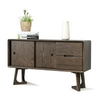 GarLand 加兰 s0486 全实木日式书桌 单独柜台