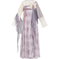 织羽集 汉元素 锦书 女士齐胸衫裙 Y05942