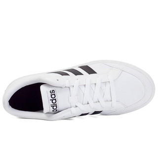 adidas 阿迪达斯 Vs Set 中性休闲运动鞋 AW3889 白色/黑色 41