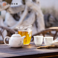 苏州博物馆 文徵明手植紫藤茶礼套装 陶瓷茶杯 茶壶 紫藤茶具
