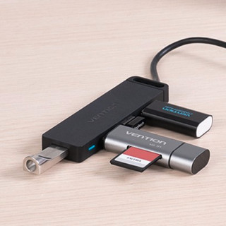 VENTION 威迅 CHL USB3.0集线器 一分四 0.15m 黑色