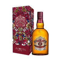 CHIVAS 芝华士 Chivas X Jayson Atienza联名 12年 调和 苏格兰威士忌 40%vol 1000ml 礼盒装