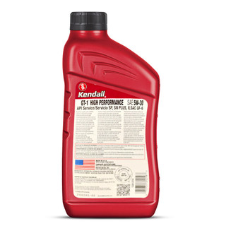 Kendall 康度 HIGH PERFORMANCE系列 GT-1 LiquiTek 5W-30 SP级 全合成机油 946ml