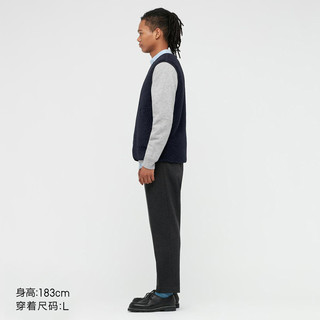 UNIQLO 优衣库 男士摇粒绒V领背心 441087