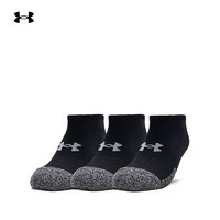 UNDER ARMOUR 安德玛 官方UA No Show男女运动袜子—3双装Under Armour1346755 黑色001 M