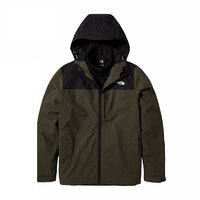 THE NORTH FACE 北面 男子冲锋衣 NF0A-35P 绿色/黑色 L