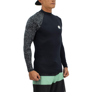 Quiksilver MA KAI LS 男子冲浪防磨衣 TW_EQYWR03282211-KVJ0 黑色