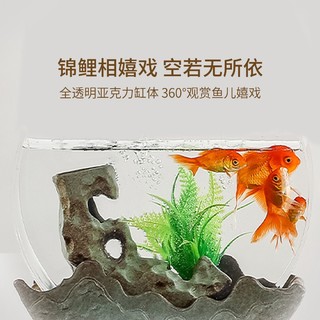 魔鱼 水月洞天装饰转运鱼缸