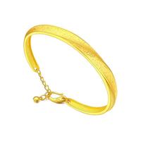 CHJ JEWELLERY 潮宏基 SDG30000627 情真意切足金手镯 21.85g