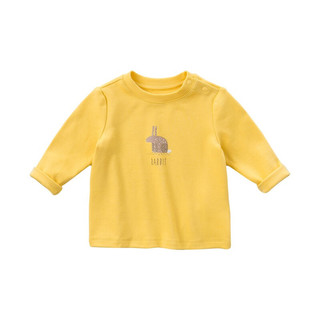 DAVE&BELLA 戴维贝拉 DBM11133 儿童长袖T恤 姜黄色 110cm