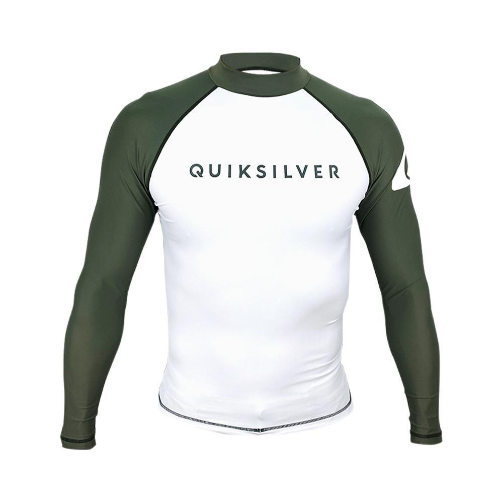 Quiksilver ON TOUR LR 冲浪防磨衣 TW_QLY211067-OLV 白色/橄榄绿