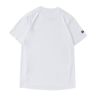 ANTA 安踏 跑步系列 男子运动T恤 152025119-2 纯净白 M
