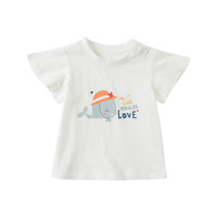 dave&bella 戴维贝拉 DBM18126 女童短袖T恤