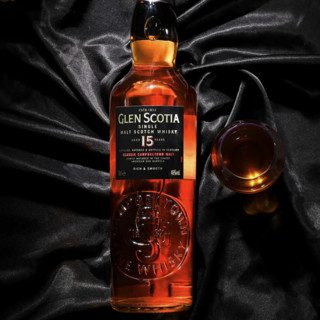 GLEN SCOTIA 格兰帝 15年 苏格兰 单一麦芽威士忌 46%vol 700ml