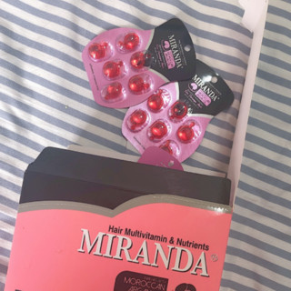 Miranda 蜜诺达 樱桃果香免洗护发精油胶囊 1ml*6粒*12