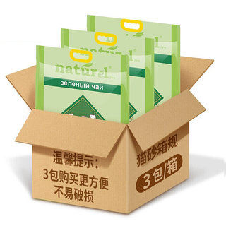 N1 爱宠爱猫N1甄红茶甄绿茶豆腐猫砂甄绿茶豆腐砂3.7kg*3包