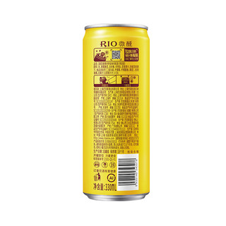 RIO 锐澳 微醺 预调鸡尾酒组合装 2口味 330ml*8罐（百香果味330ml*4罐+玫瑰荔枝味330ml*4罐）