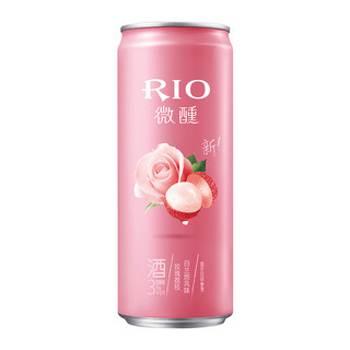 RIO 锐澳 微醺 预调鸡尾酒组合装 2口味 330ml*8罐（百香果味330ml*4罐+玫瑰荔枝味330ml*4罐）